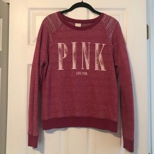Pink Victoria’s Secret sweater
